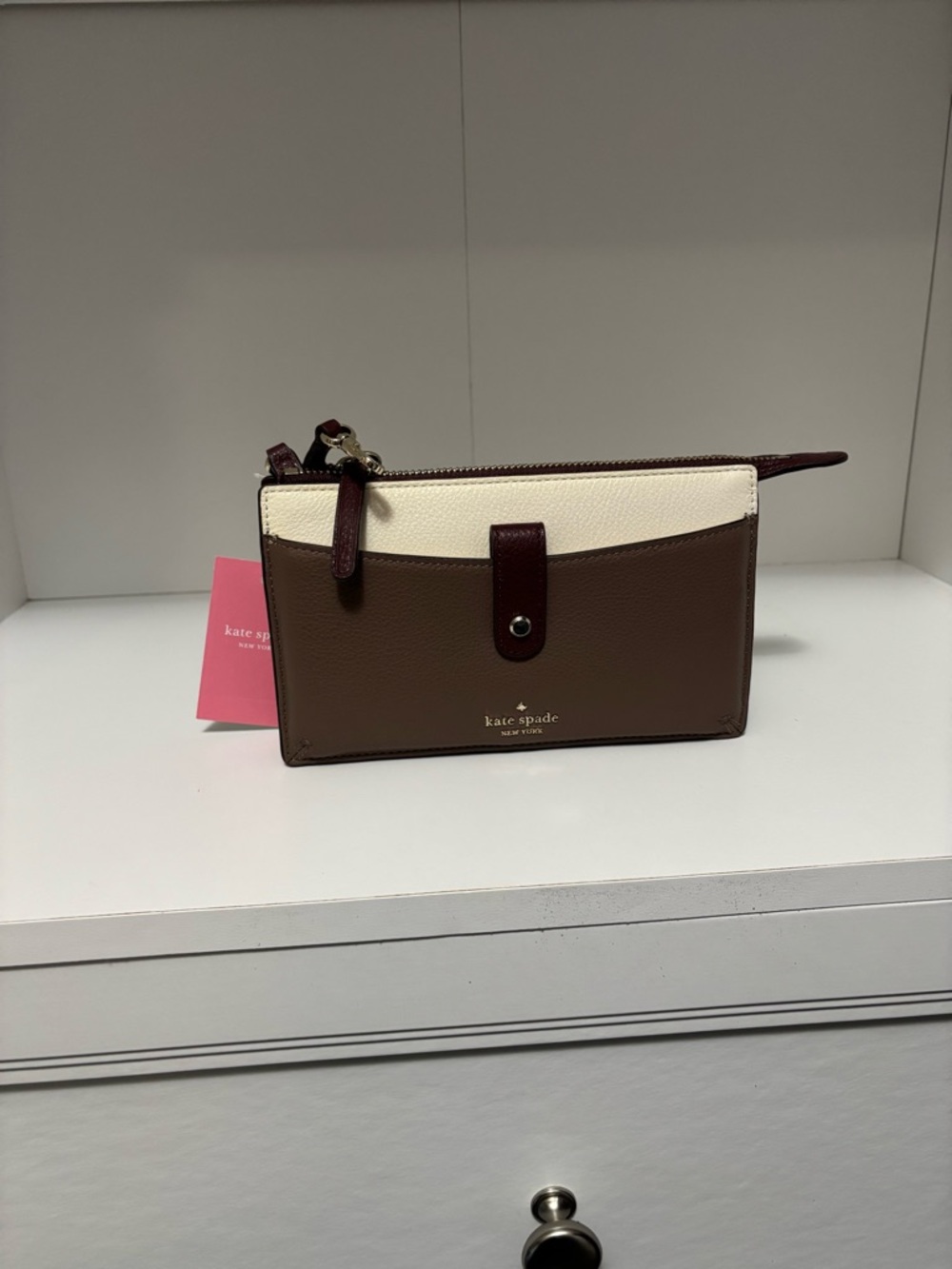 kate spade Brown Zip Crossbody
